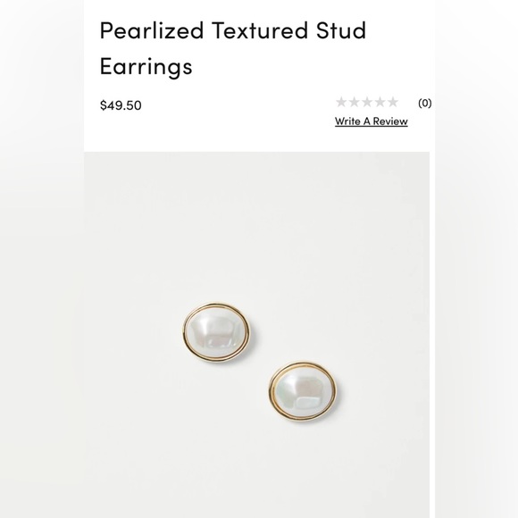 Ann Taylor Pearl Studs - Picture 1 of 6